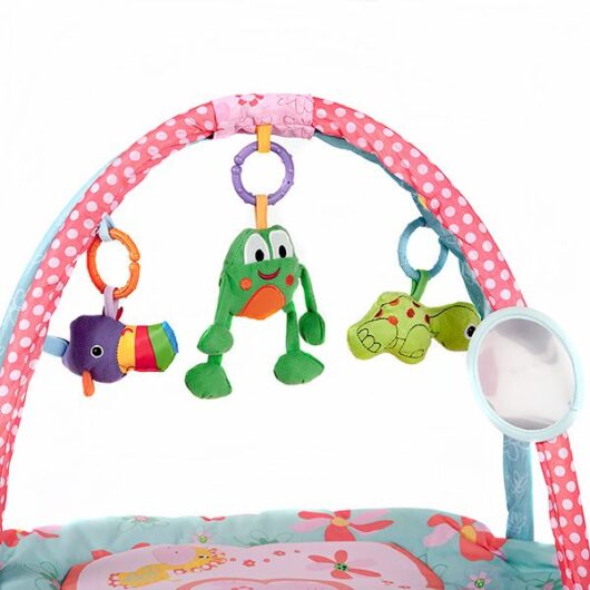 Развивающий коврик для новорожденных с игрушками Funkids Happy Frog Gym