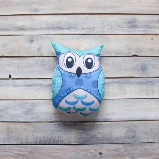 Декоративная подушка Сова Blue Owl