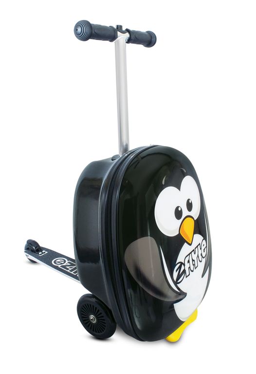 Детский чемодан самокат Zinc Flyte Пингвин