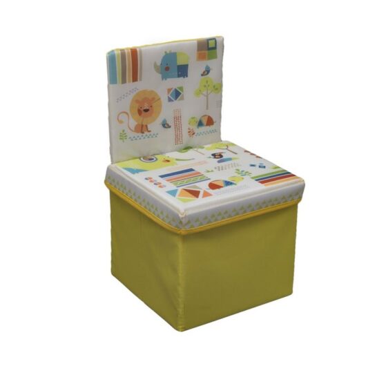 Детский стульчик - коробка для игрушек Bieco желтый