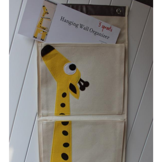Органайзер на стену 3 Sprouts Жираф Yellow Giraffe