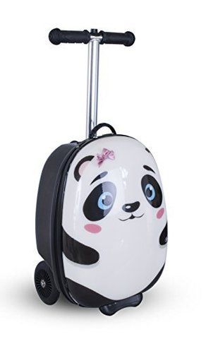 Детский чемодан самокат Zinc Flyte Панда