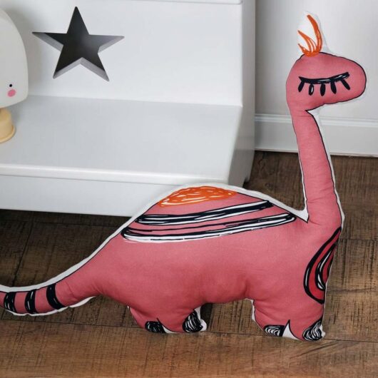 Игрушка подушка Динозавр Бронтозавр Маша