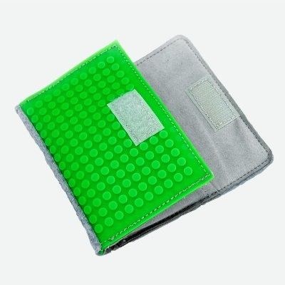 Пиксельный кошелек Upixel Pixel felt small wallet зеленый