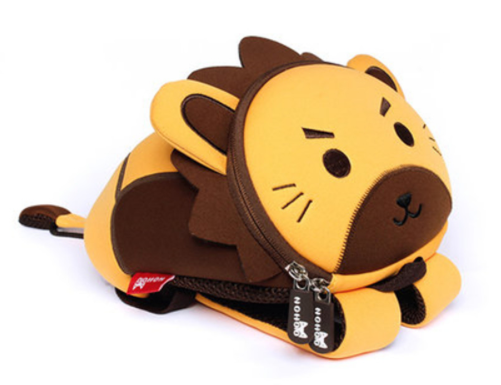 Детский рюкзак для самых маленьких с поводком Nohoo лев