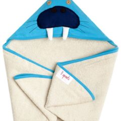 Детское полотенце с капюшоном 3 Sprouts Морж Blue Walrus