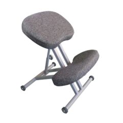 Ортопедический коленный стул Олимп СК 1-1 темно-серый