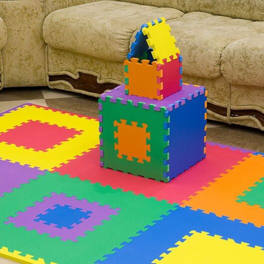 Детский игровой коврик-пазл Funkids Мозаика-24 KB-203-6-NT-M