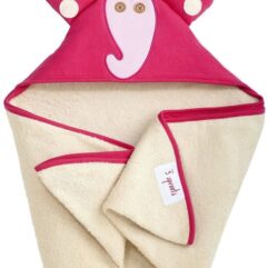 Детское полотенце с капюшоном 3 Sprouts Слоник Pink Elephant