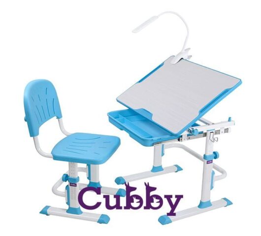 Детская парта и стул-трансформеры Cubby Lupin Голубой