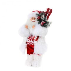 Дед Мороз в свитере со снежинкой и лыжами Maxitoys 48 см