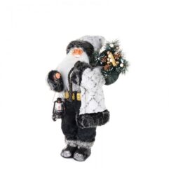 Дед Мороз Maxitoys в белой шубе с фонариком 32 см