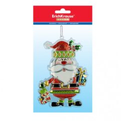 Ёлочная игрушка Erich Krause Decor Санта с подарочком 16.5 см