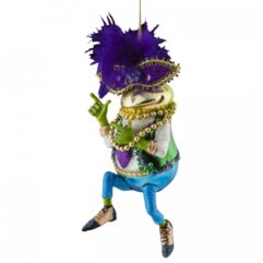 Ёлочная игрушка Erich Krause Decor Лягушка на карнавале 17 см