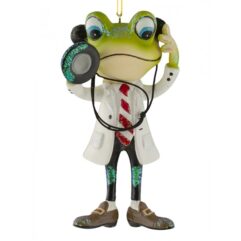 Ёлочная игрушка Erich Krause Decor Лягушка-доктор 10 см