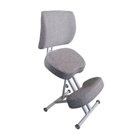 Ортопедический коленный стул Олимп СК 2-2 серый