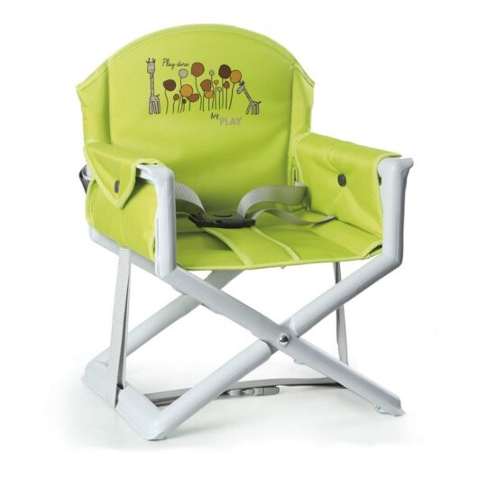 Детский складной стульчик бустер Play Baby Director Зеленый