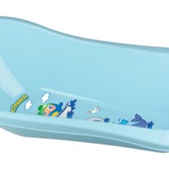 Пластишка Ванна детская с клапаном для слива воды и аппликацией 46 л