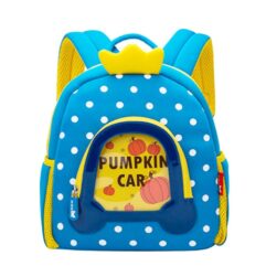 Детский водонепроницаемый рюкзак NOHOO карета для принцессы голубой