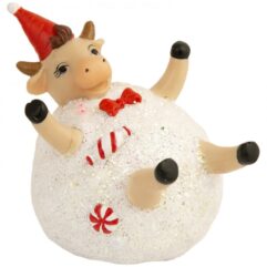 Декоративная фигурка Феникс Презент Бычок в снежке