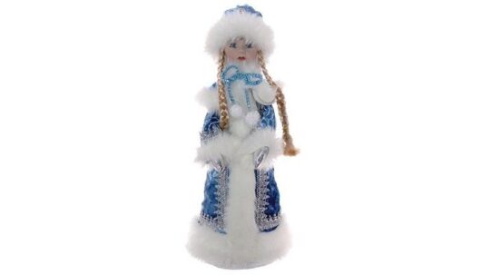 Фигурка Attache Снегурочка с ёмкостью для подарков 38 см